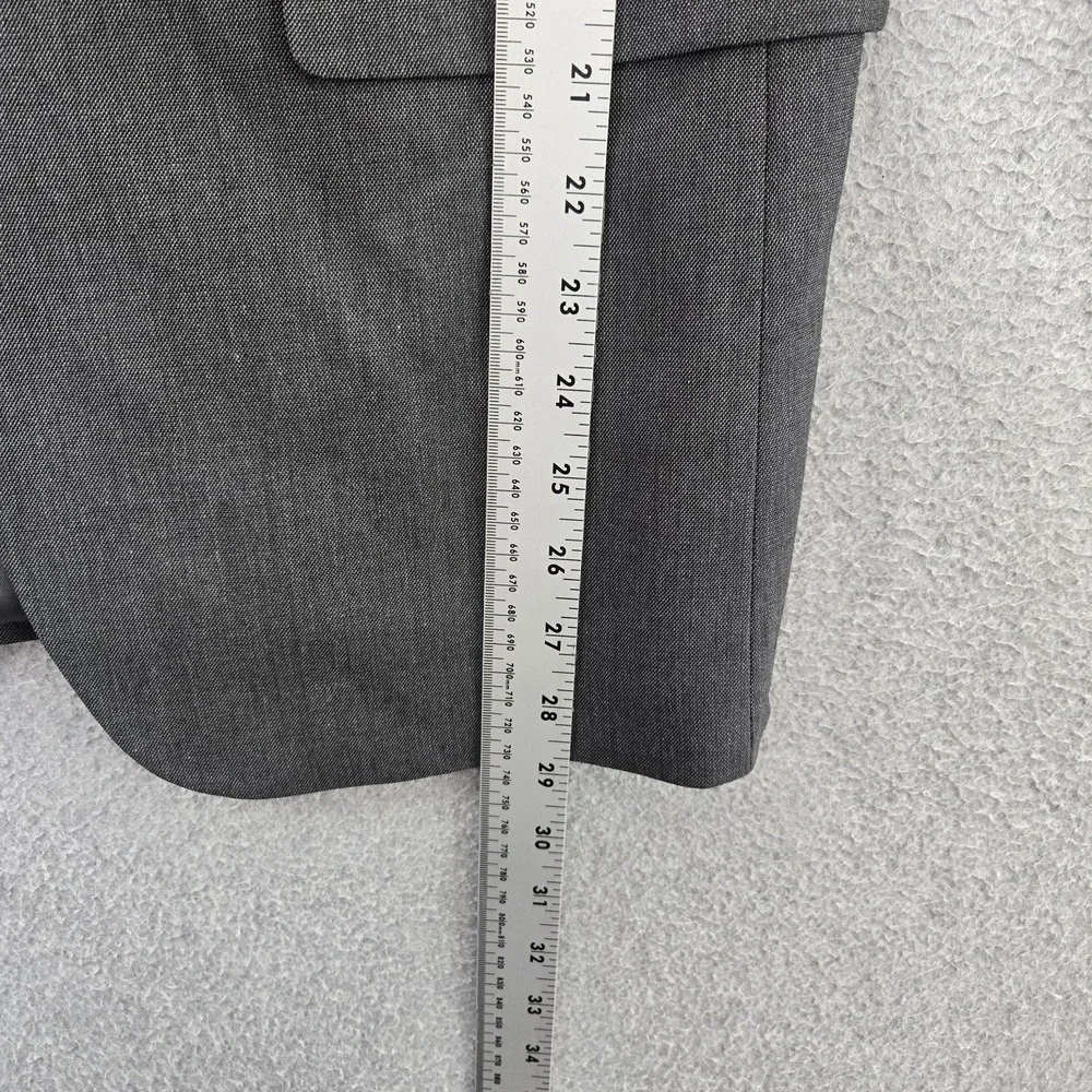 Banana Republic‎ Men Blazer 40R Gray Clean Girl Button Slim Long Sleeve NWT